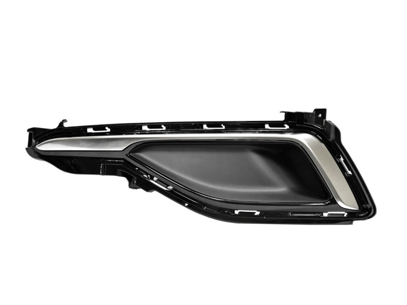 Решітка переднього бампера ліва Hyundai Sonata LF 2014-2017 без отв. FPS 86521C1000SCR