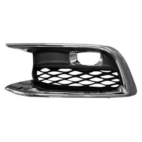 Решітка переднього бампера ліва Infiniti JX/QX60 16-21 (Тайвань) хром молдинг 622579NC2A 