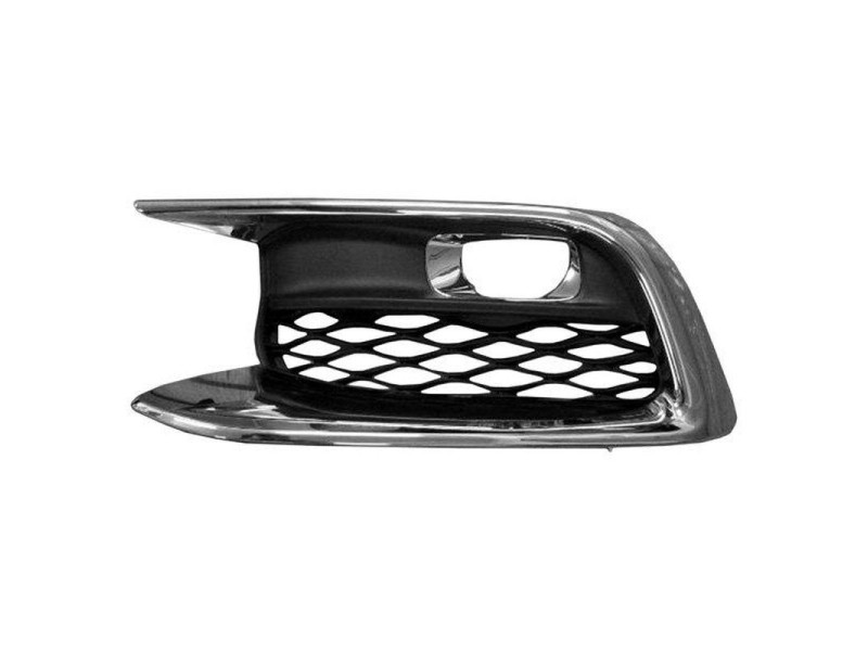 Решітка переднього бампера ліва Infiniti JX/QX60 16-21 (Тайвань) хром молдинг 622579NC2A 