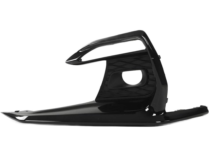 Решітка переднього бампера ліва Infiniti Q50 Sport 17- (Тайвань) з отв., чорна 622576HJ0A