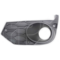 Решітка переднього бампера ліва Iveco Daily 6 14-19 (Тайвань) з отв.