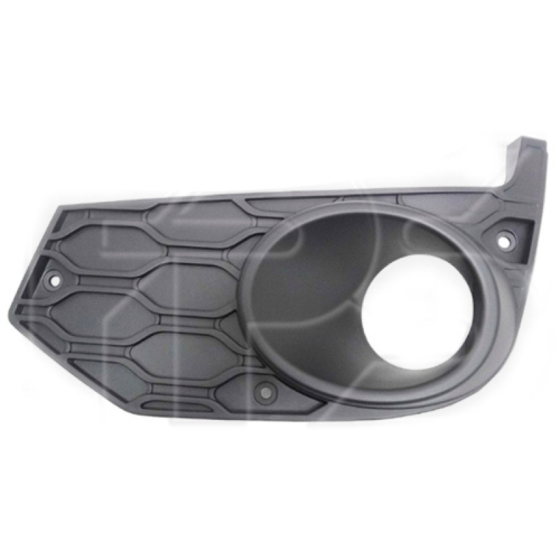 Решітка переднього бампера ліва Iveco Daily 6 14-19 (Тайвань) з отв.