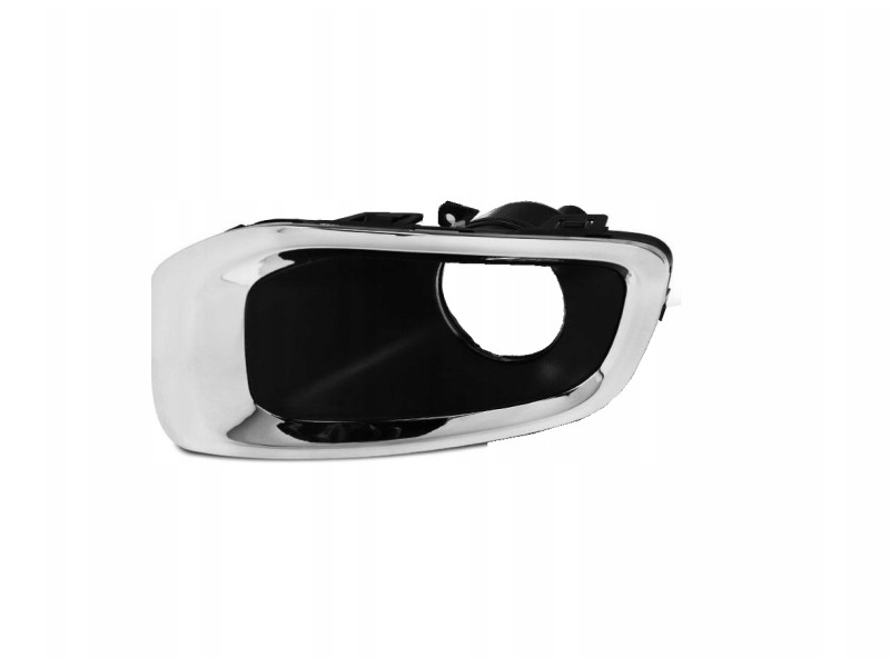 Решітка переднього бампера ліва Jeep Renegade 14-19 (Тайвань) світлий окуляр, з отвором 5XB32XS9AA