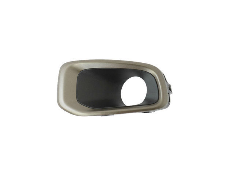 Решітка переднього бампера ліва Jeep Renegade 14-19 (Tempest) сіра, з отвором 6DH68U90AA