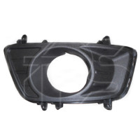 Решітка переднього бампера ліва Kia Carens 07-12 (Тайвань) з отв.