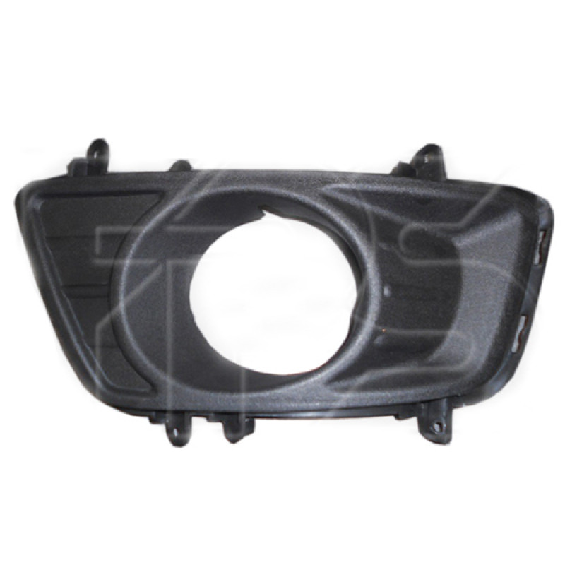 Решітка переднього бампера ліва Kia Carens 07-12 (Тайвань) з отв.