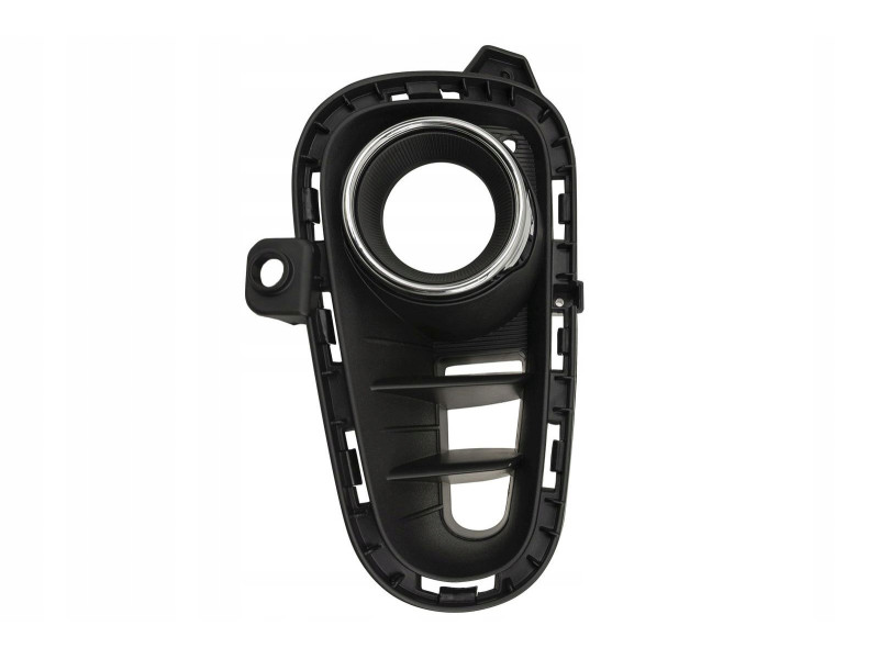 Решітка переднього бампера ліва Kia Rio 17-20 (Тайвань) з отв. 86523H9020