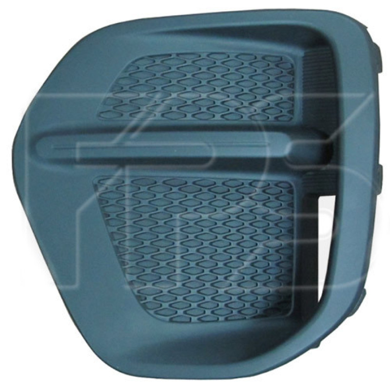 Решітка переднього бампера ліва Kia Sportage QL 15-18 (Тайвань) чорний мат