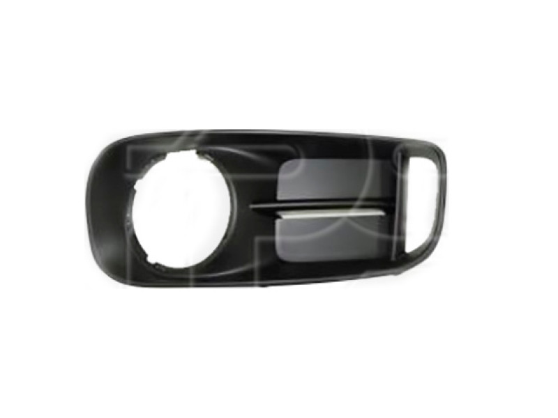 Решітка переднього бампера ліва Mini Countryman F60 Cooper S 17-20 (Тайвань) з отв.