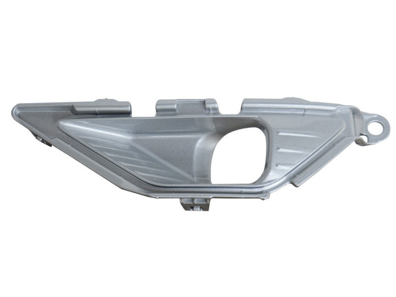 Решітка переднього бампера ліва Mitsubishi Outlander 4 21- (Тайвань) сірий металік 6400J965HA