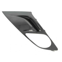 Решітка переднього бампера ліва Opel Zafira Tourer C 12-16 (Тайвань) з отв., чорн. глянець 13360779