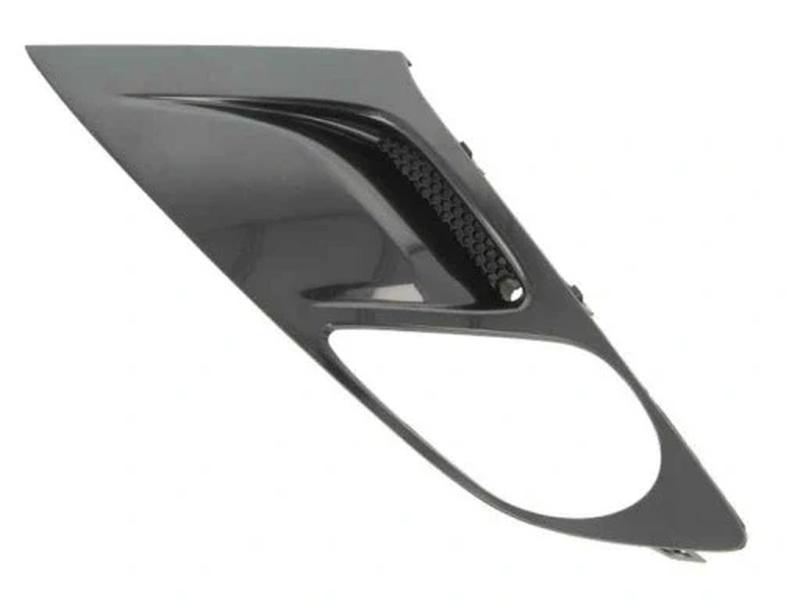 Решітка переднього бампера ліва Opel Zafira Tourer C 12-16 (Тайвань) з отв., чорн. глянець 13360779