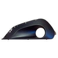 Решітка переднього бампера ліва Peugeot 208 16-19 (Тайвань) з отв., без молд.