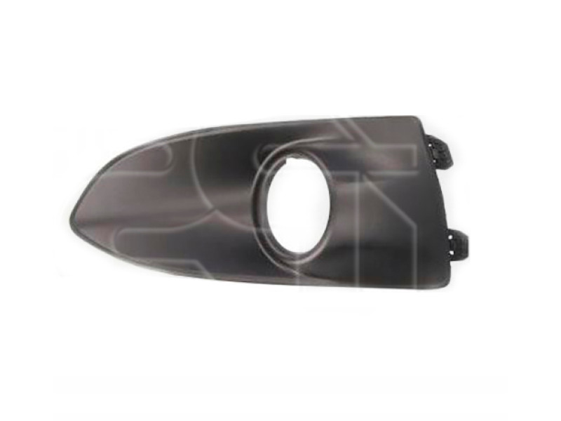 Решітка переднього бампера ліва Peugeot 301 17- (Тайвань) з отв.