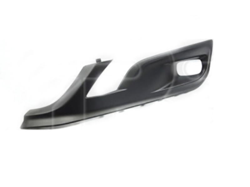 Решітка переднього бампера ліва Peugeot 508 14-18 (Тайвань) з отв. під птф