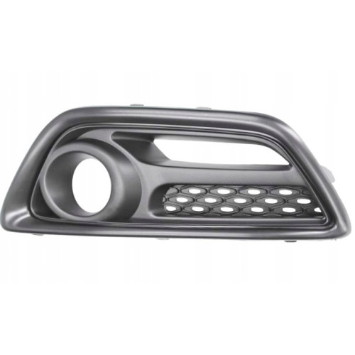 Решітка переднього бампера ліва Renault Captur 2013-2017 (Тайвань) з отв. 620752406R