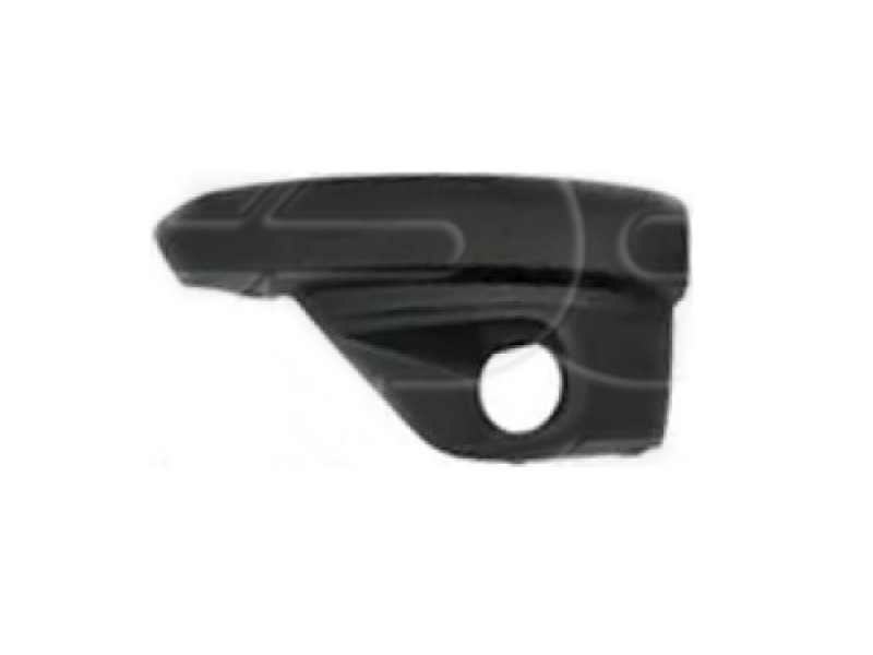 Решітка переднього бампера ліва Renault Express 21- (Тайвань) з отв.