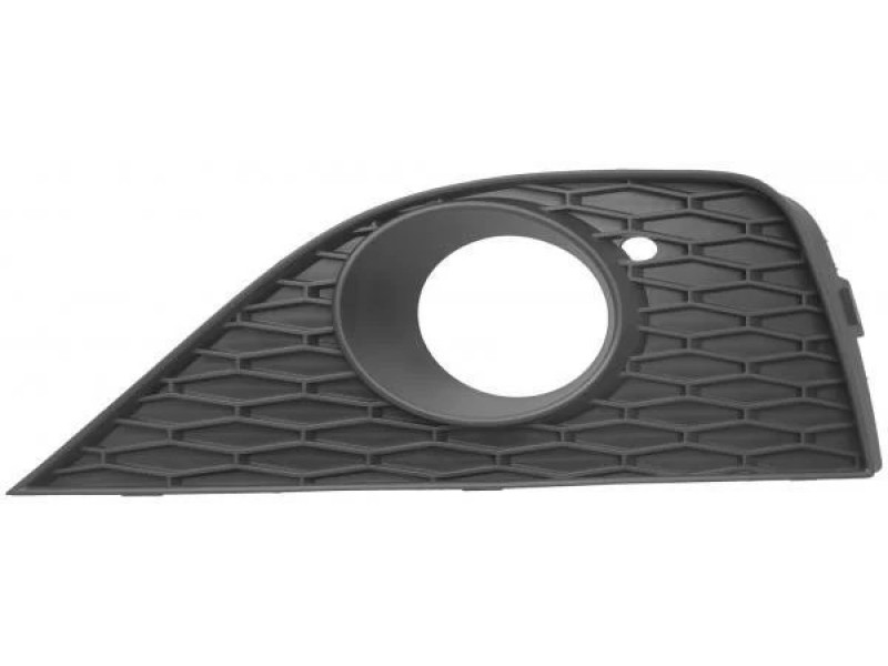 Решітка переднього бампера ліва Seat Ibiza 09-12 (Тайвань) з отв. 6J0853665A9B9