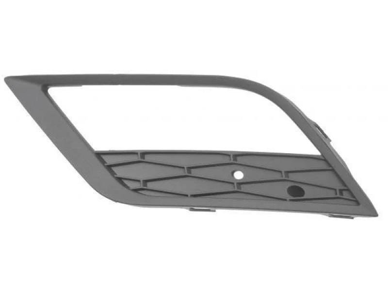 Решітка переднього бампера ліва Seat Leon 13-16 (Тайвань) з отв. 5F0853665A9B9