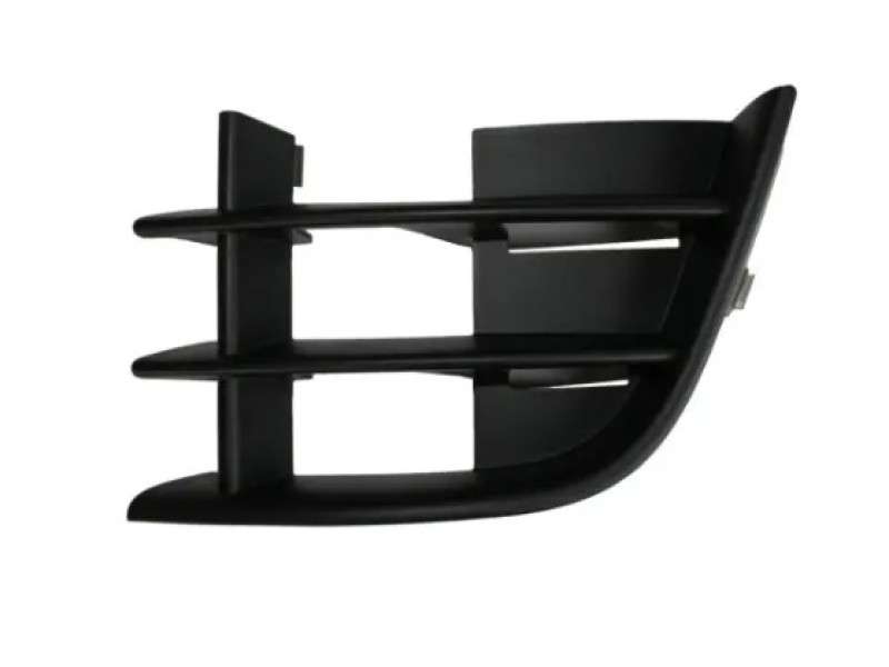 Решітка переднього бампера ліва Skoda Fabia 2, Roomster 10-14 мала (Тайвань) 5J0853665A