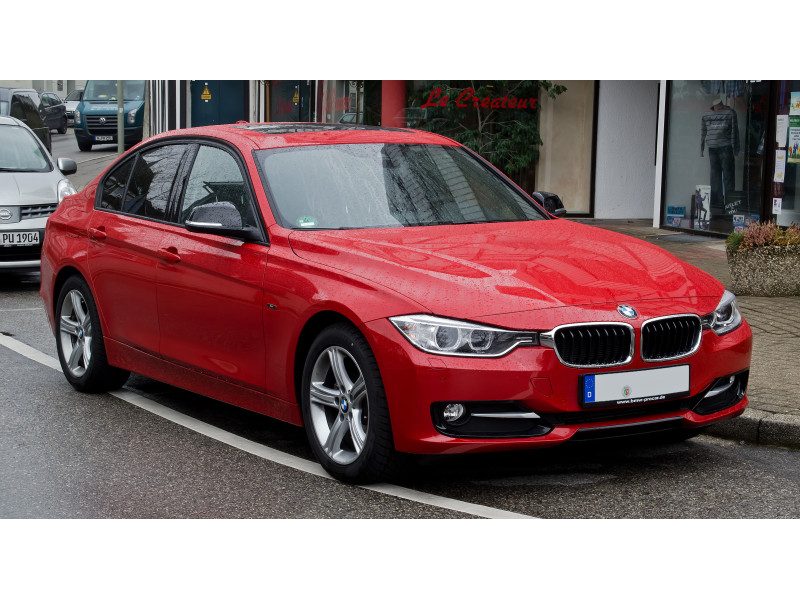 Решітка переднього бампера ліва (SPORT, закрита) BMW 3 F30 2012-2015 FPS 51117300737