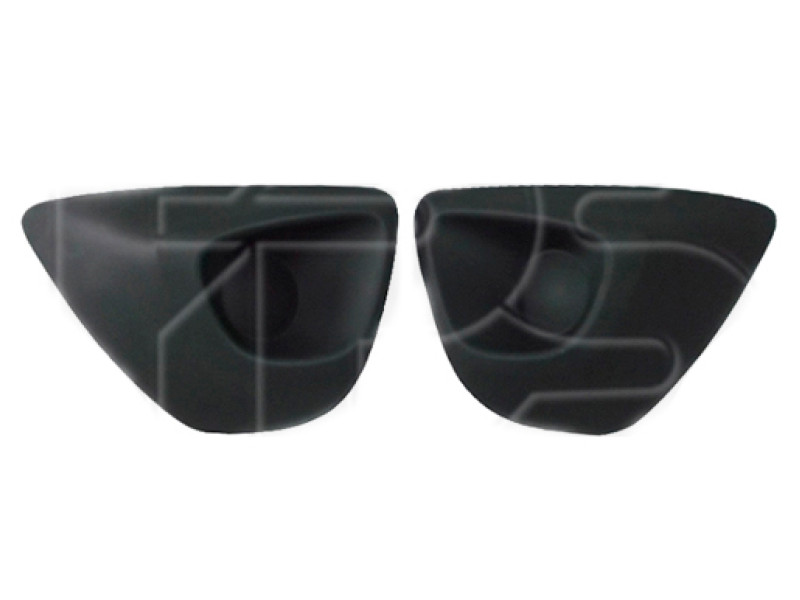 Решітка переднього бампера ліва та права Opel Vivaro 14-19 (Тайвань) без отв.