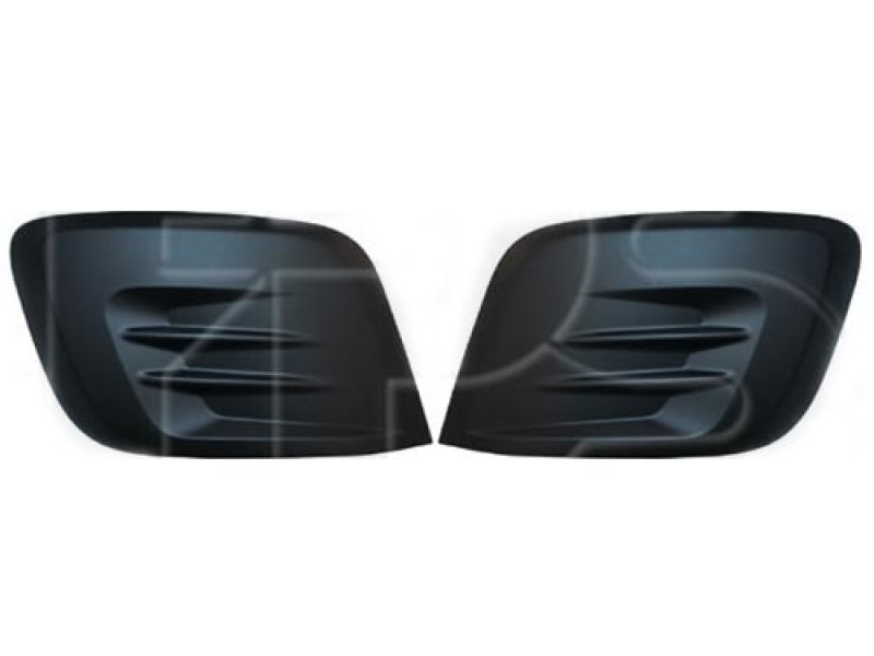 Решітка переднього бампера ліва та права Peugeot Partner, Citroen Berlingo 15-18 (Тайвань)