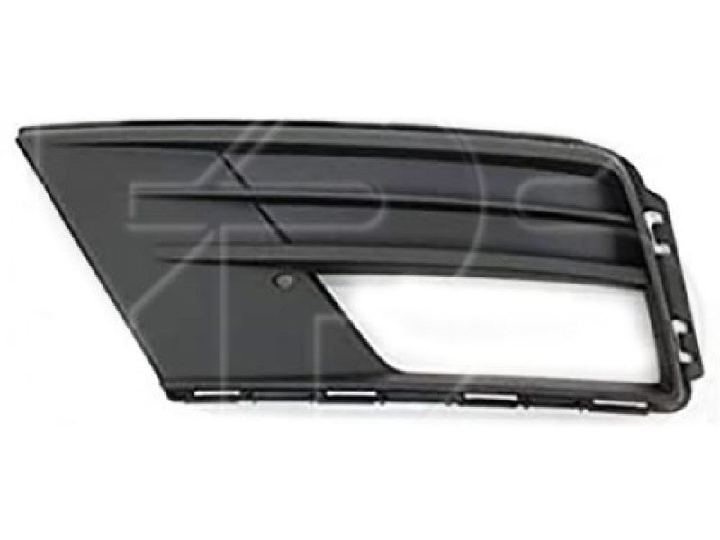 Решітка переднього бампера ліва VW Caddy Cargo 3 15-20 (Тайвань) з отвором