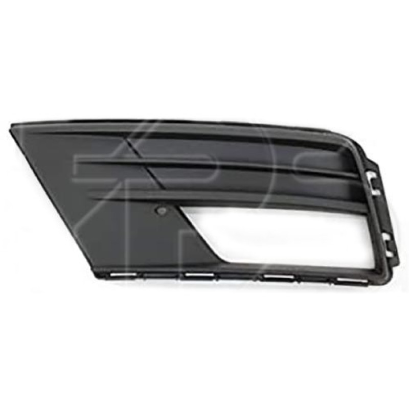 Решітка переднього бампера ліва VW Caddy Cargo 3 15-20 (Тайвань) з отвором