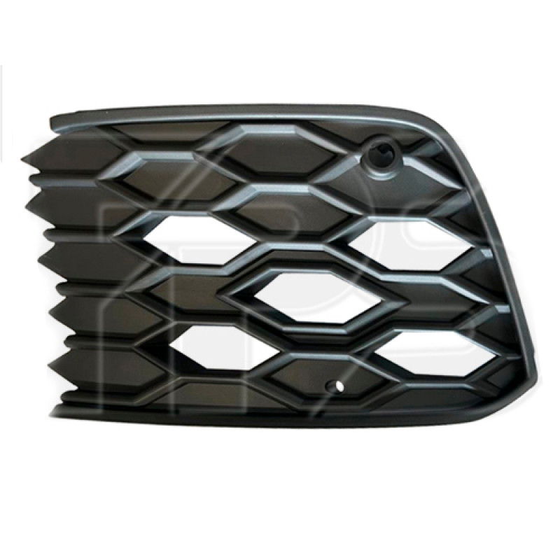 Решітка переднього бампера ліва VW Golf 8 GTI 20- (Тайвань) з отв. під п/тронік