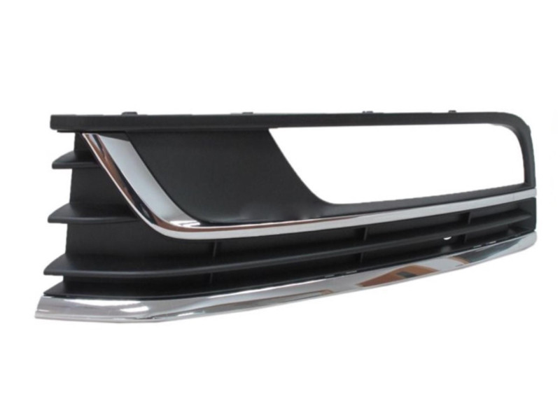 Решітка переднього бампера ліва VW Passat B7 10-15 (Elit) 3AA854662A9B9