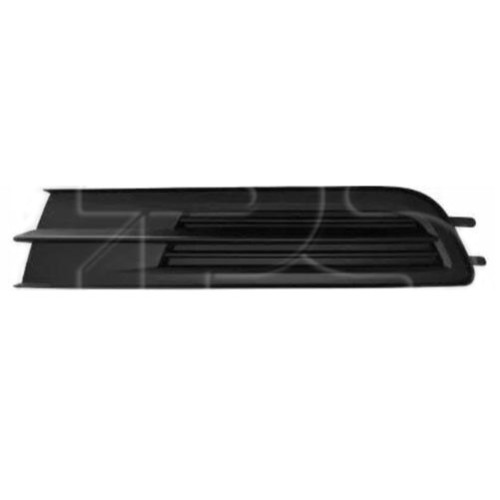 Решітка переднього бампера ліва VW Passat B8 15- EUR (Тайвань) без отв., чорна 
