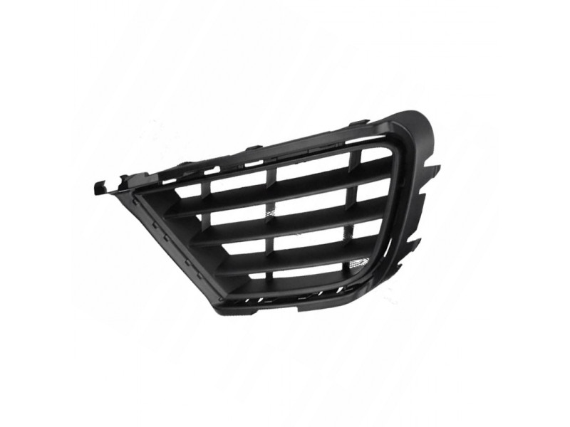Решітка переднього бампера ліва VW Touareg 2 14-18 (Тайвань) 7P6853665B9B9