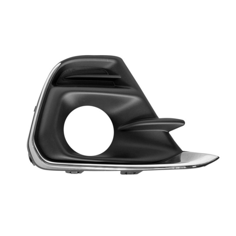 Решітка переднього бампера права Chevrolet Spark 15-18 (Тайвань) хром молдинг