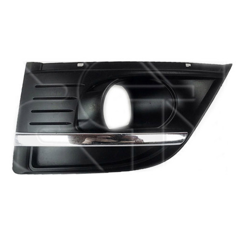 Решітка переднього бампера права Citroen C4 Grand Picasso 07-10 (Тайвань) з хром молд.