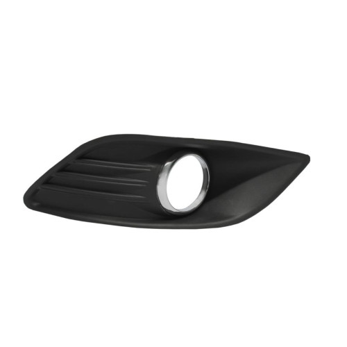 Решітка переднього бампера права Ford Focus 2 2008-2010 (Тайвань) з отвором хром окуляр 1528560