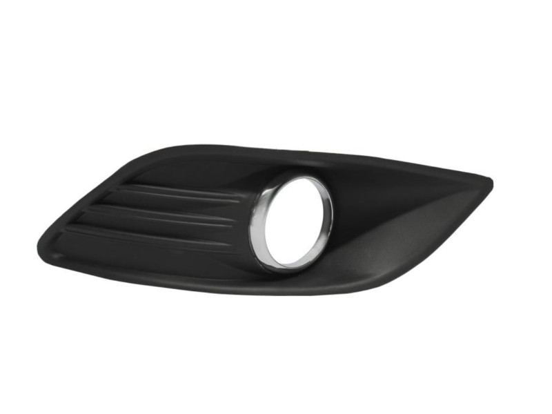 Решітка переднього бампера права Ford Focus 2 08-10 (Тайвань) з отвором хром окуляр 1528560