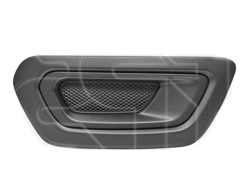 Решітка переднього бампера права Ford Transit 19- (Тайвань) чорна текстура