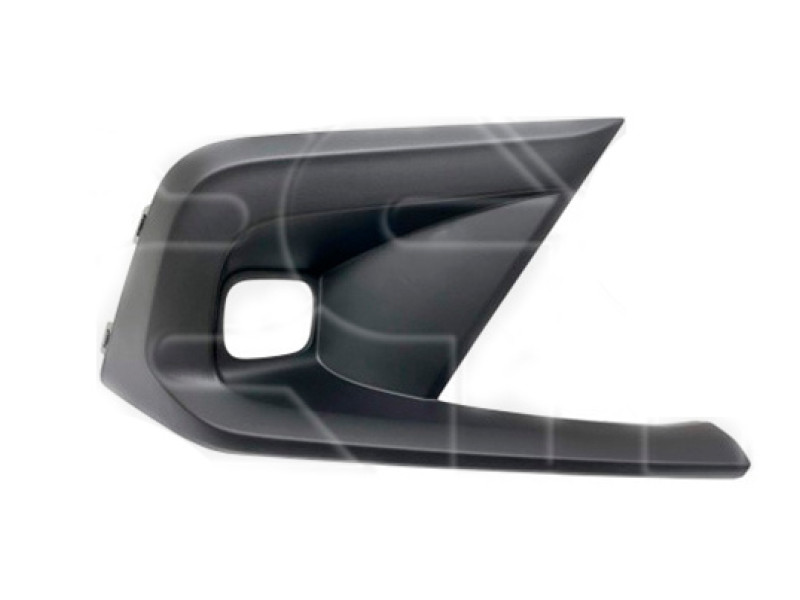 Решітка переднього бампера права Honda Civic 11 21- (Тайвань) з отв. ПТФ