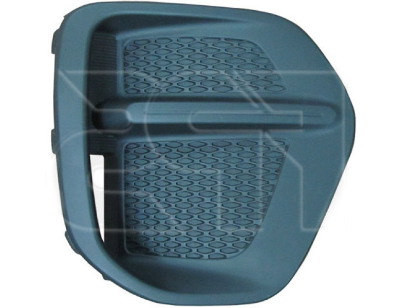 Решітка переднього бампера права Kia Sportage QL 15-18 (Тайвань) чорний мат