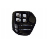 Решітка переднього бампера права Kia Sportage QL GT-Line 15-18 (Тайвань) чорний глянець, хром молдинги 86522F1300