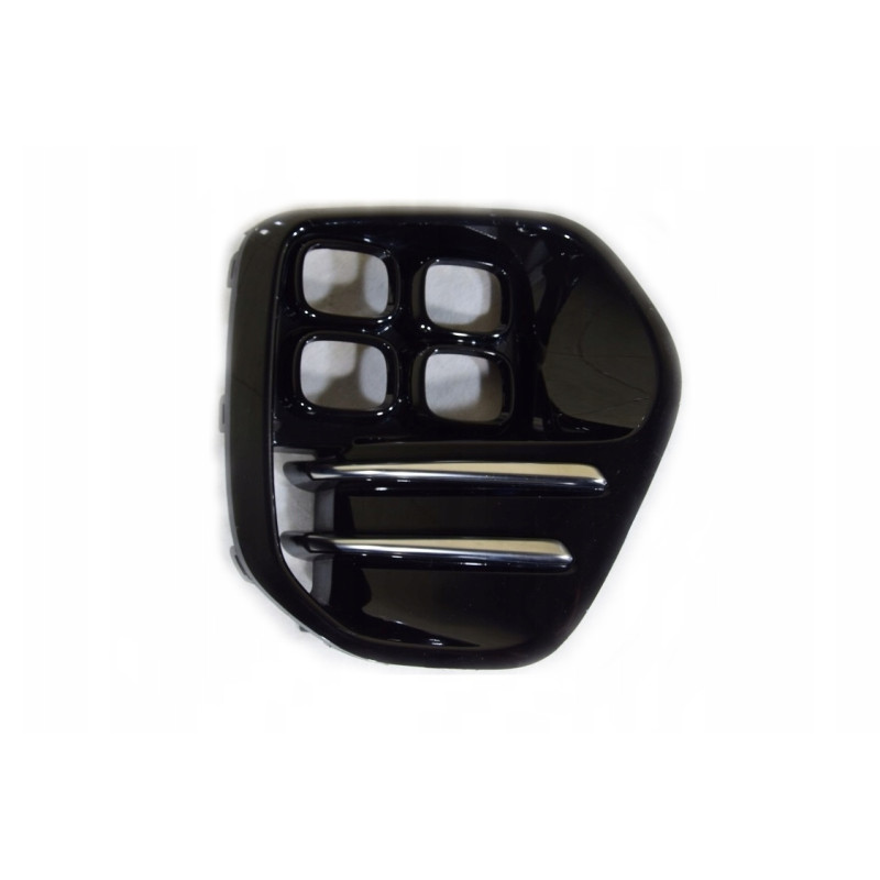 Решітка переднього бампера права Kia Sportage QL GT-Line 15-18 (Тайвань) чорний глянець, хром молдинги 86522F1300