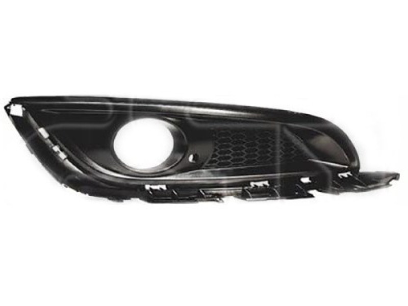 Решітка переднього бампера права Opel Insignia 13-17 (Тайвань) з отв., без молдингу