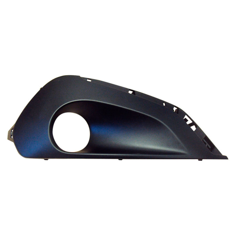 Решітка переднього бампера права Peugeot 208 16-19 (Тайвань) з отв., без молд.