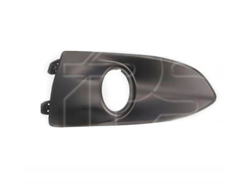 Решітка переднього бампера права Peugeot 301 17- (Тайвань) з отв.