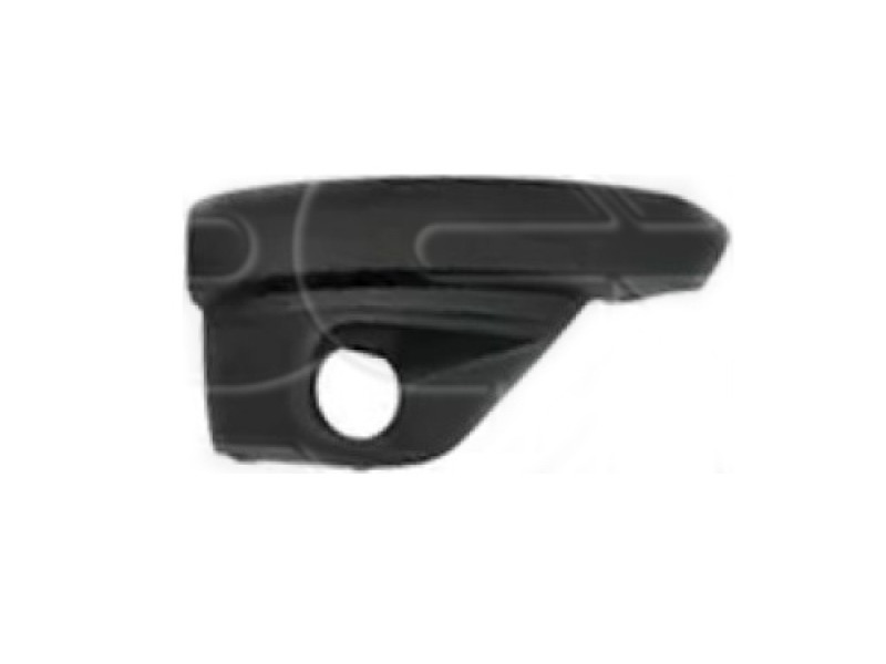 Решітка переднього бампера права Renault Express 21- (Тайвань) з отв.