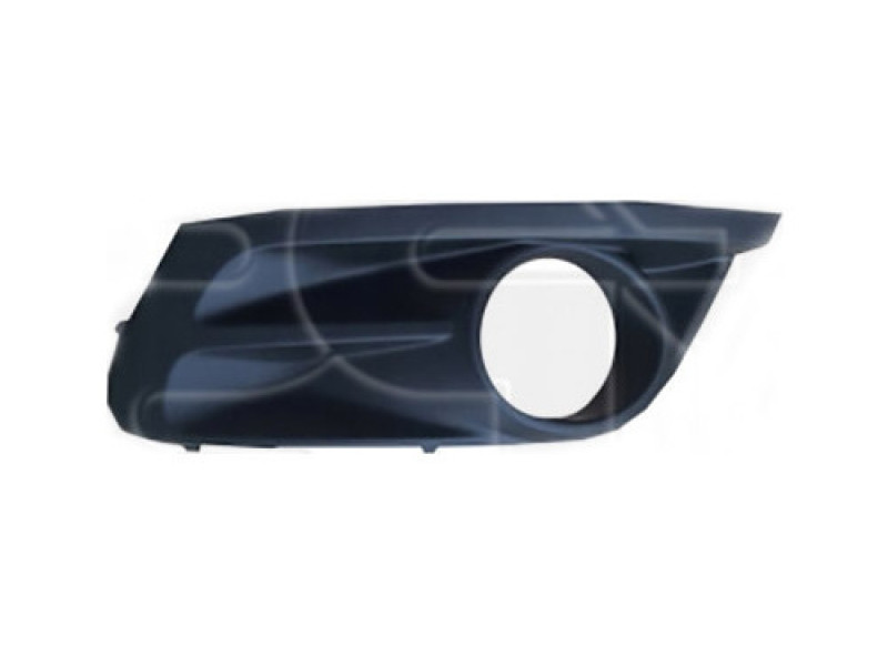 Решітка переднього бампера права Renault Fluence 13-17 (Тайвань) з отв.