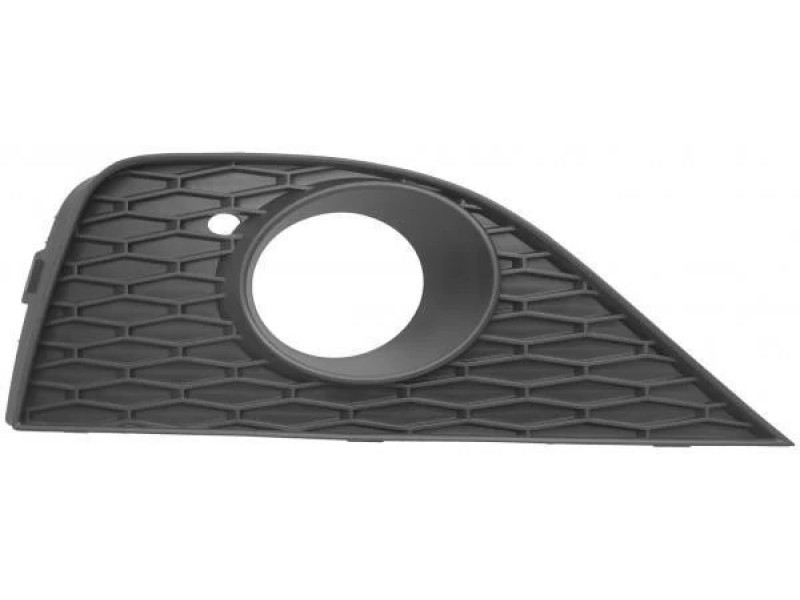 Решітка переднього бампера права Seat Ibiza 09-12 (Тайвань) з отв. 6J0853666A9B9