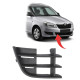 Решітка переднього бампера права мала Skoda Fabia 2, Roomster 2010-2014 FPS 5J0853666A
