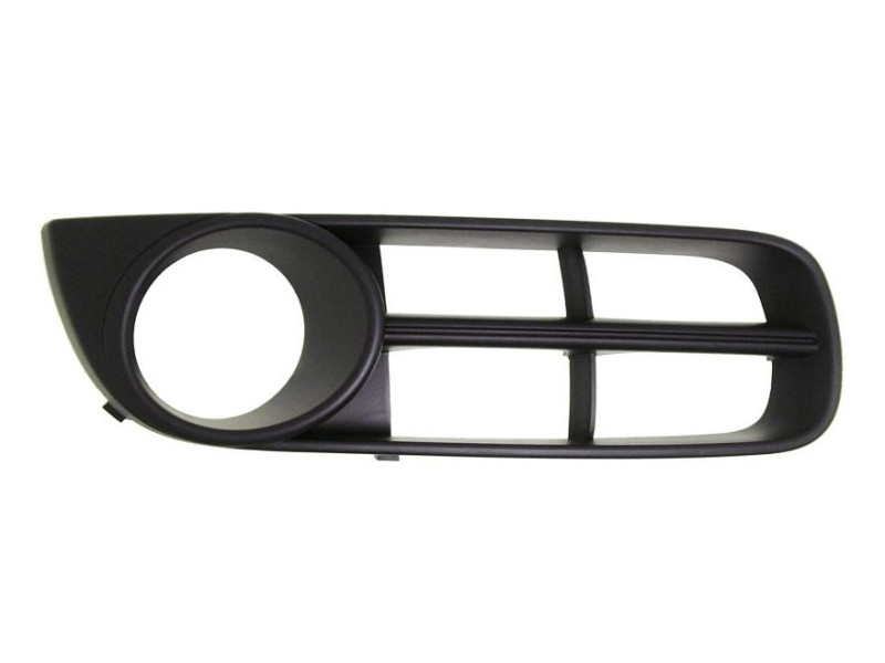 Решітка переднього бампера права Skoda Fabia 2, Roomster 07-10 (Polcar) з отв. 5J0853666